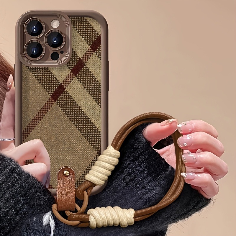Brown Stripes Lanyard Strap Ro - Samsung Galaxy S24 评论和价格