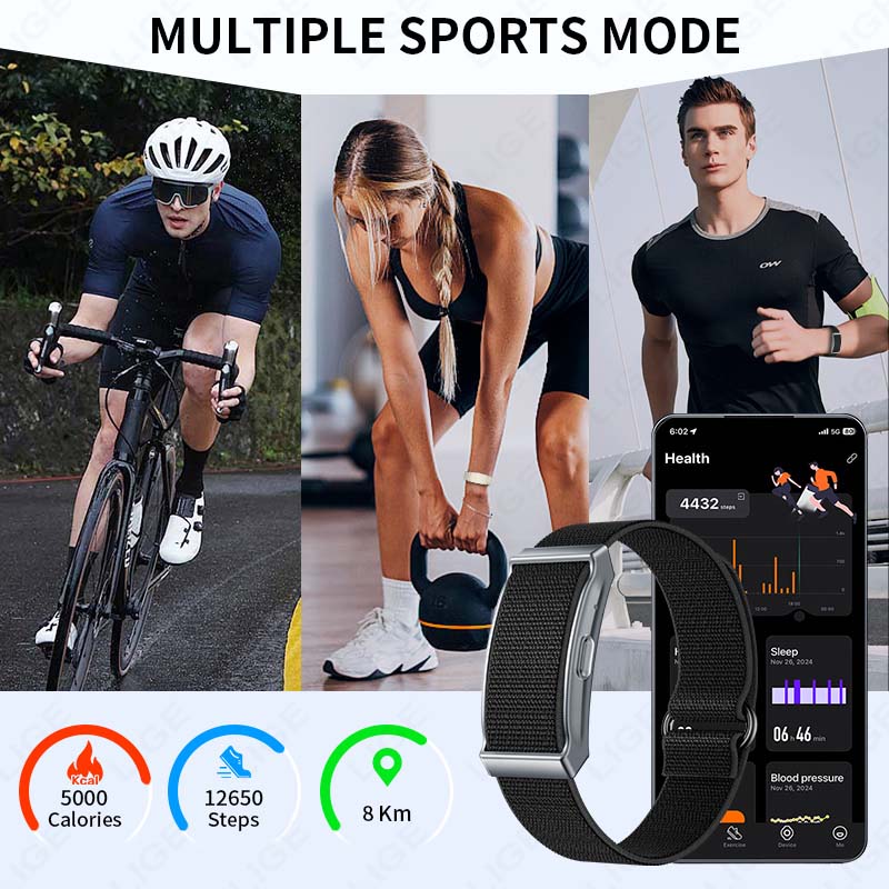 LIGE No Screen Sports Fitness  - Fall Detection Watch 评论和价格
